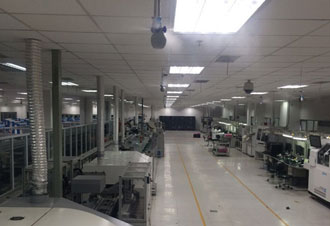 電子廠加濕除靜電解決方案—華光科技生產車間