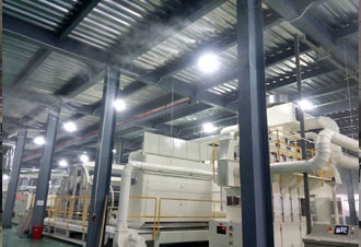 電子廠加濕除靜電解決方案—西子集團生產車間