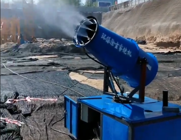 炮霧機除塵視頻案例