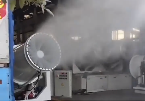 炮霧機抑塵除塵視頻案例